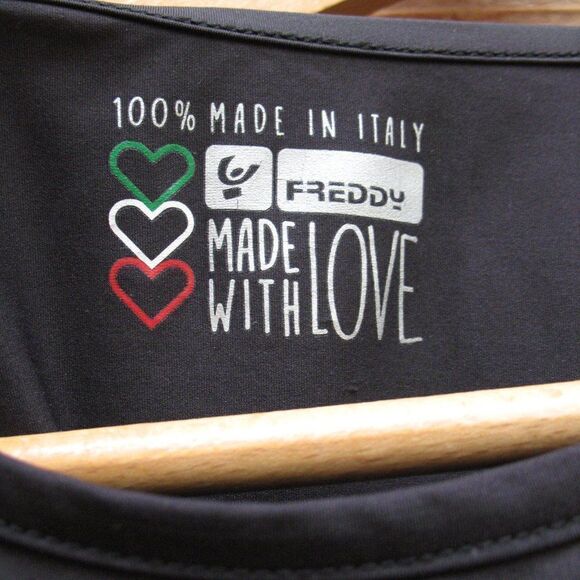 Freddy DIWO Black Active Workout Top - Picture 7 of 7